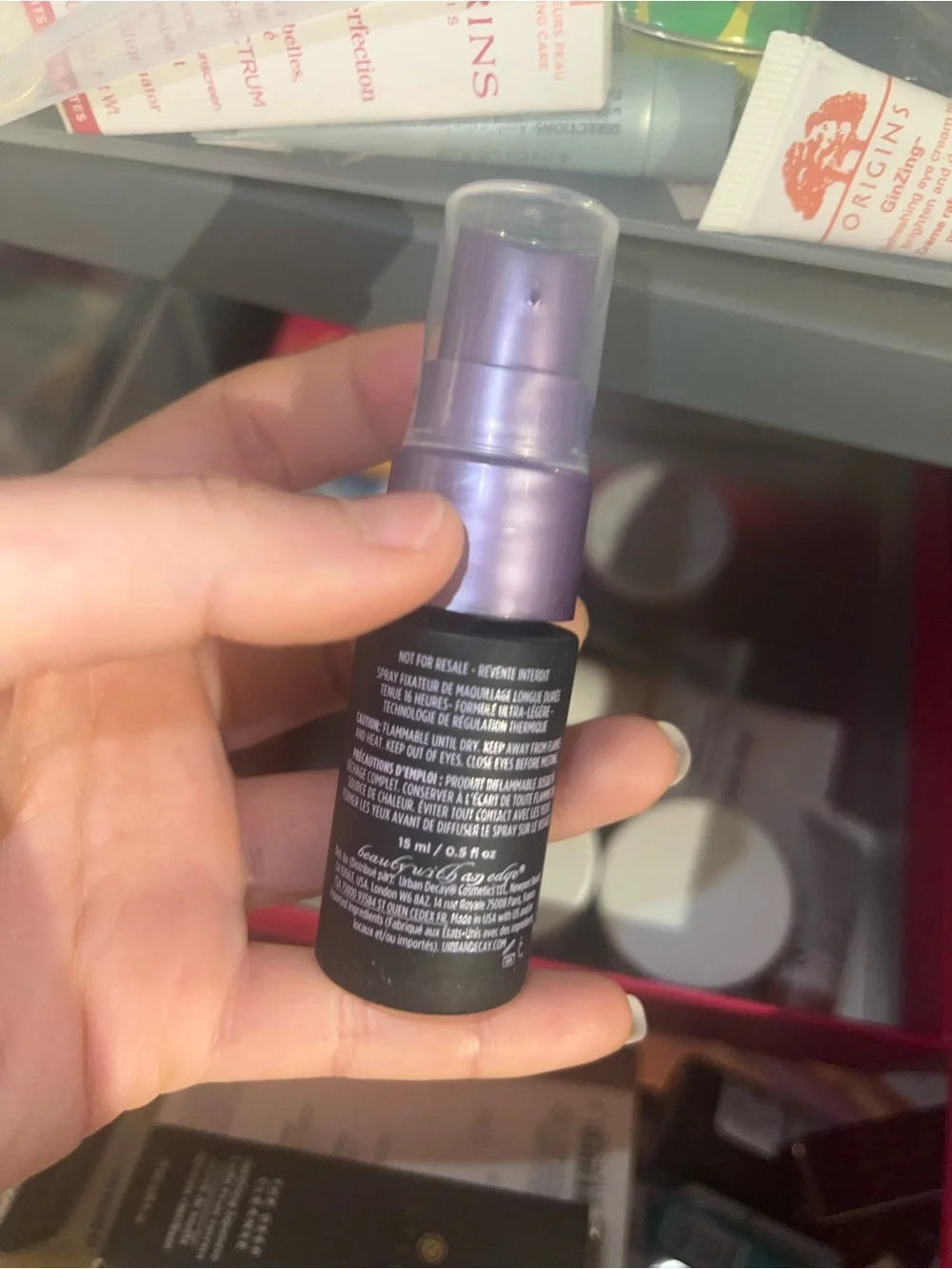 BRAND NEW URBAN DECAY ALL NIGHTER LONG LASTING MAKEUP SETTING SPRAY 15ML/0.5OZ